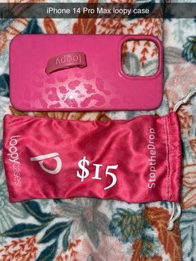 Loopy Case Pink iPhone Case with Integrated Loopy Strap